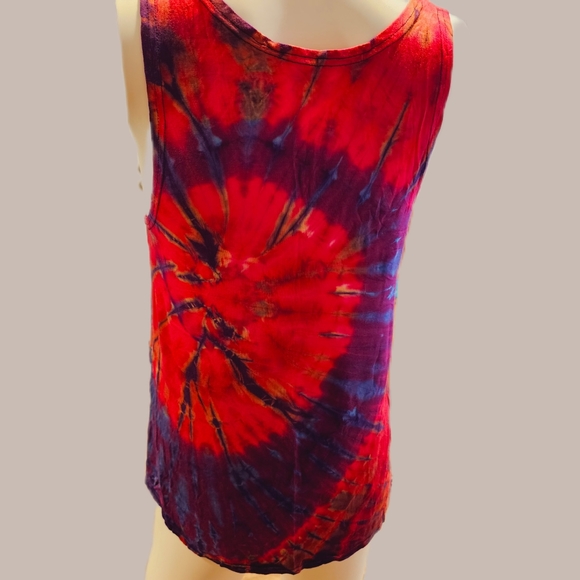 TIE DYE Stretchy Rayon Hippie Hi Lo Top**11 Colors Avail.*** O/S - Picture 11 of 12